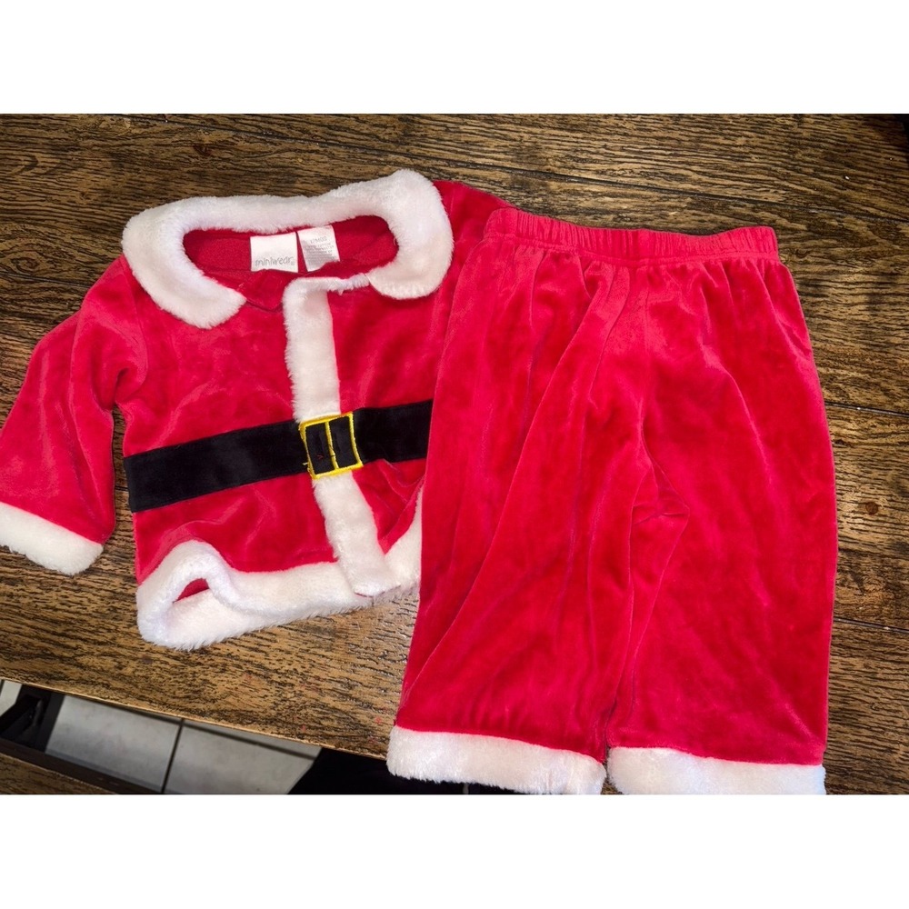 Y2K miniwear Santa suit 12 months